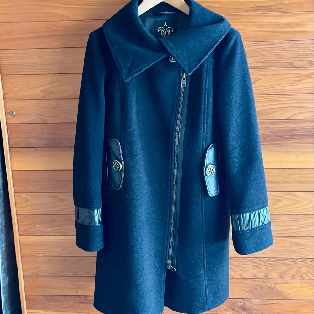 Mackage Wool and Leather Jacket - Picture 1 of 5